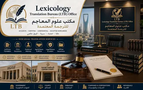 Legal Translation in Riyadh: Contracts, POAs and Cases – Lexicology Translation Bureau (LTB) Office
